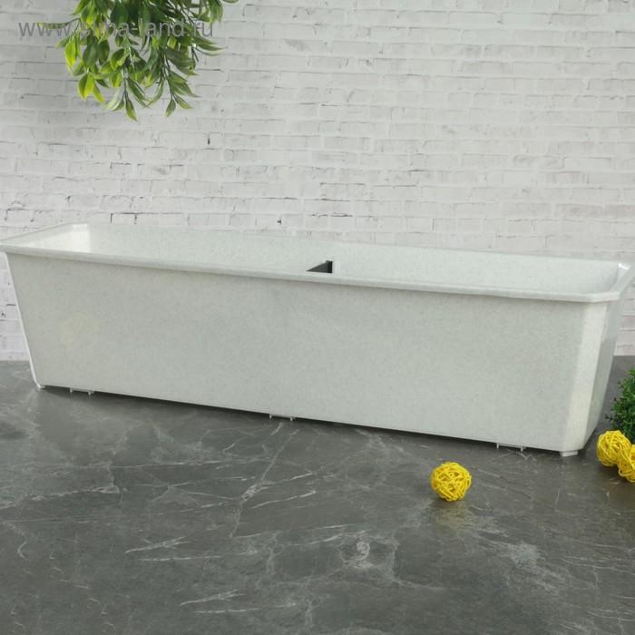 Ящик балконный для цветов, 60 см, цвет мраморный
Ящик балконный для цветов, 60 см, цвет мраморный