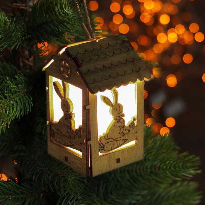 Декор с подсветкой «Праздничный зайчик»
Декор с подсветкой «Праздничный зайчик»