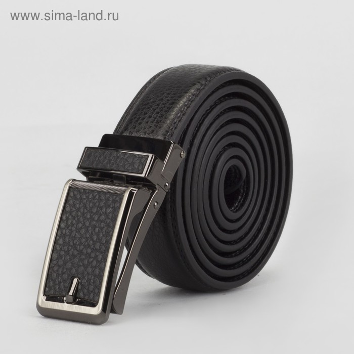 Ремень мужской, 2 строчки, пряжка зажим металл, ширина - 3 см, цвет чёрный
Ремень мужской, 2 строчки, пряжка зажим металл, ширина - 3 см, цвет чёрный