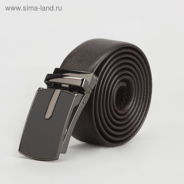 Ремень мужской, гладкий, пряжка зажим тёмный металл, ширина - 3,5 см, цвет коричневый
Ремень мужской, гладкий, пряжка зажим тёмный металл, ширина - 3,5 см, цвет коричневый