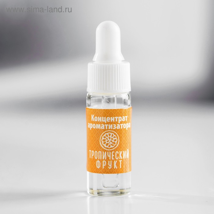 Ароматизатор концентрированный водорастворимый, 5 мл, «Тропический фрукт»
Ароматизатор концентрированный водорастворимый, 5 мл, «Тропический фрукт»