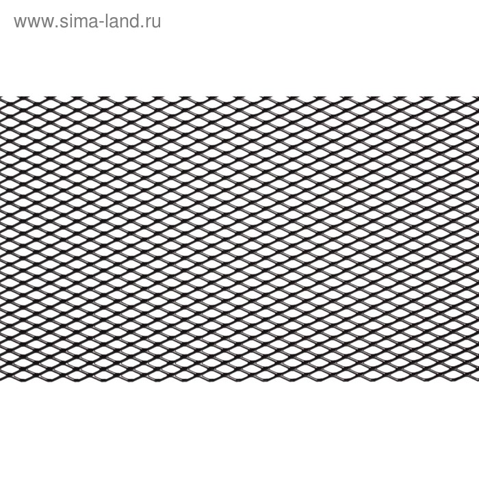 фото Сетка для защиты радиатора, алюм., яч. 10х4 мм (r10), 100х20 см, черная airline