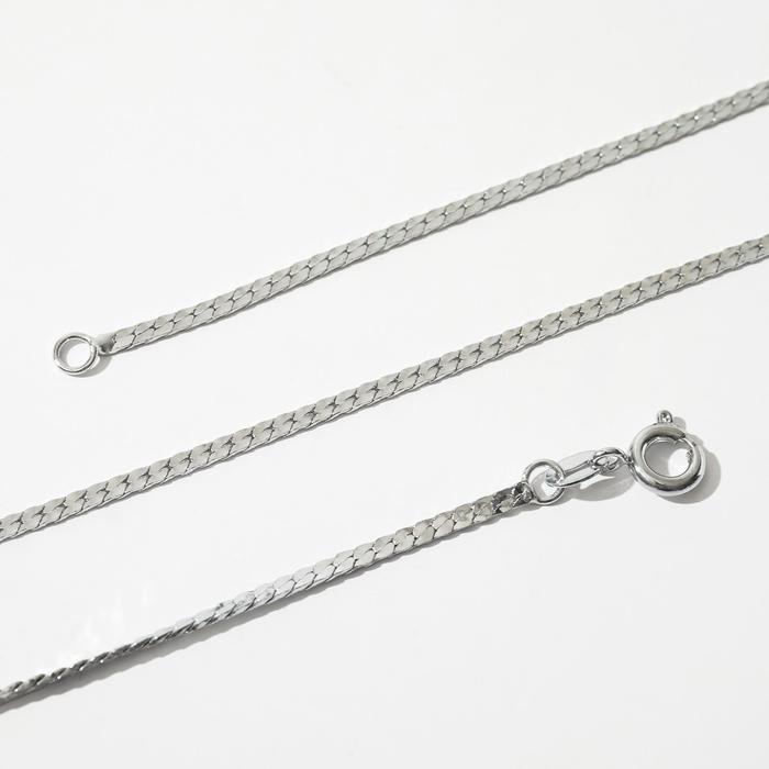 Цепь набор 12 шт "Косичка", цвет серебро, 43 см
Цепь набор 12 шт "Косичка", цвет серебро, 43 см