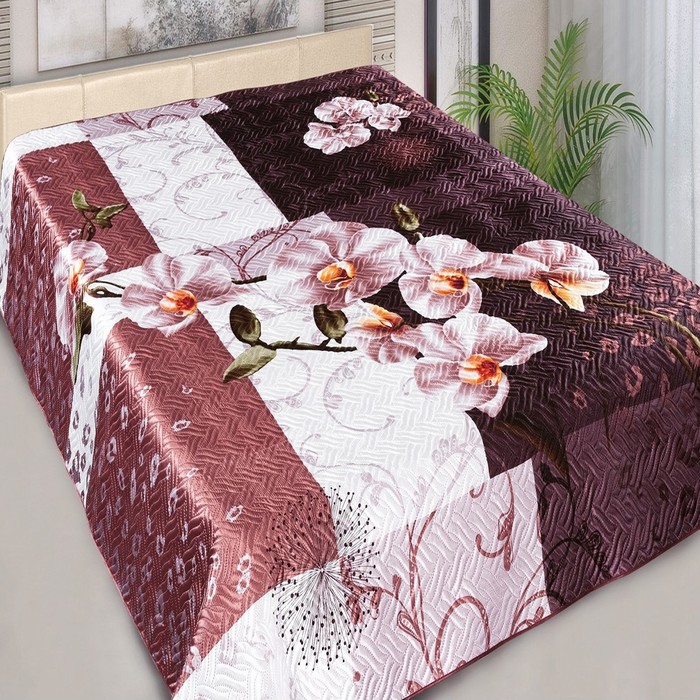 Покрывало 3D Marianna евро Орхидея, 200х220 см, искус.шелк, п/э100%
Покрывало 3D Marianna евро Орхидея, 200х220 см, искус.шелк, п/э100%