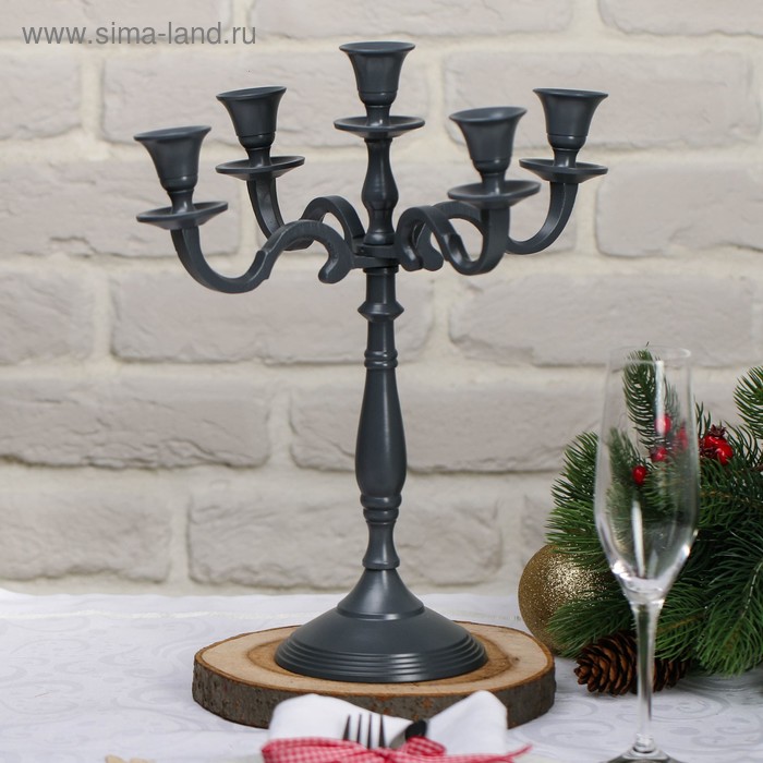 Подсвечник Индия "Волны" на 5 свечей
Подсвечник Индия "Волны" на 5 свечей