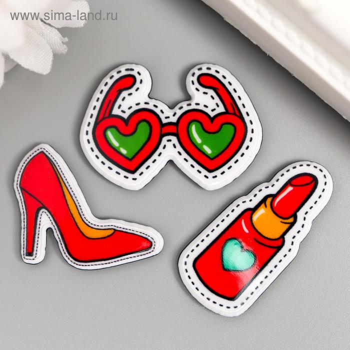 Декор пластик "Женские радости" набор 3 шт 3,4х1,5 см
Декор пластик "Женские радости" набор 3 шт 3,4х1,5 см