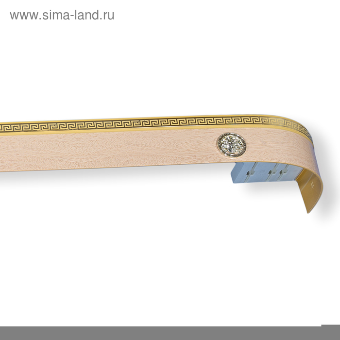 Карниз трёхрядный «Ультракомпакт. Медуза», 280 см, цвет тиама
Карниз трёхрядный «Ультракомпакт. Медуза», 280 см, цвет тиама