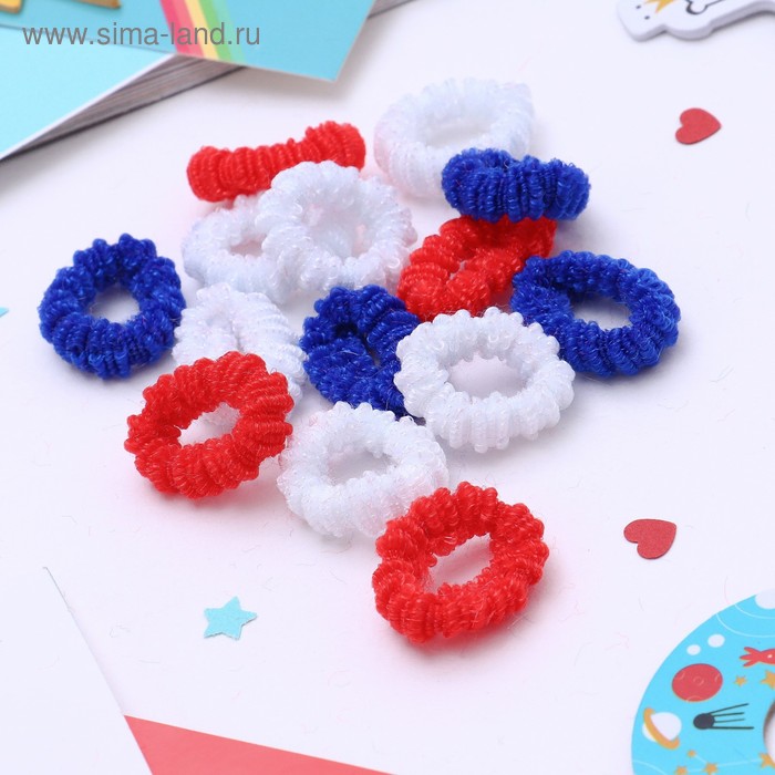 Резинка для волос "Махрушка" (набор 144 шт) красные, белые, синие
Резинка для волос "Махрушка" (набор 144 шт) красные, белые, синие