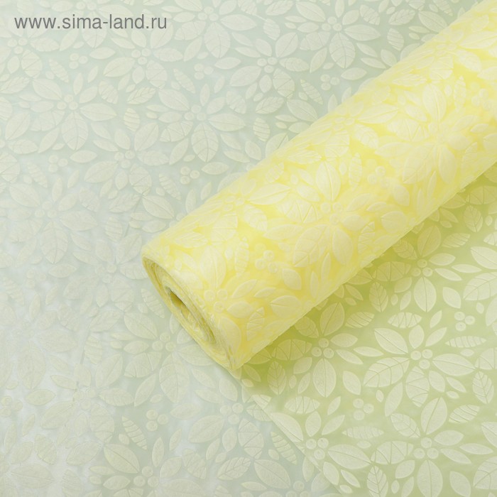Фетр для декора и флористики, однотонный, желтый, рулон 1шт., 0,5 х 10 м
Фетр для декора и флористики, однотонный, желтый, рулон 1шт., 0,5 х 10 м