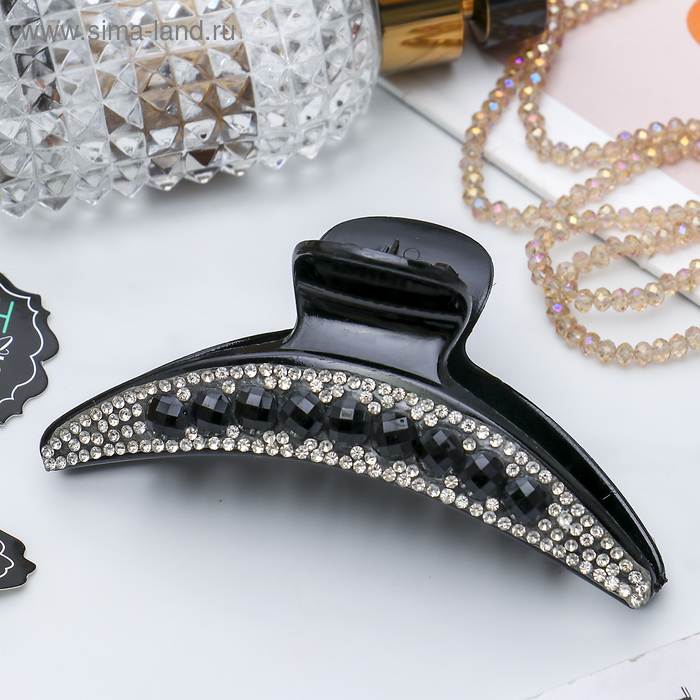 Краб для волос "Манифик" 10,5 см стразы круги 
Краб для волос "Манифик" 10,5 см стразы круги