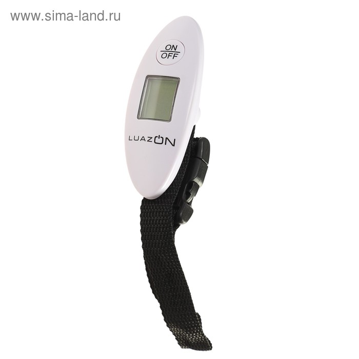 Весы багажные LuazON LV-404, до 40 кг, белые
Весы багажные LuazON LV-404, до 40 кг, белые
