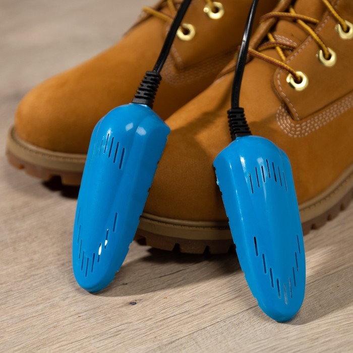 фото Сушилка для обуви luazon lso-08, 11 см, детская, 12 вт, индикатор, синяя luazon home