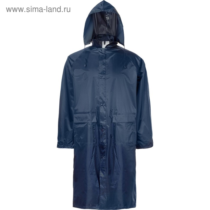Плащ влагозащитный, полиэстер, цвет синий, размер 56-58 (2XL)
Плащ влагозащитный, полиэстер, цвет синий, размер 56-58 (2XL)