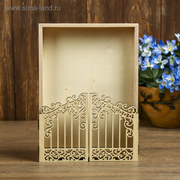 Заготовка дерево под роспись для ключницы "Резная калитка" 26,5х19х4 см 
Заготовка дерево под роспись для ключницы "Резная калитка" 26,5х19х4 см