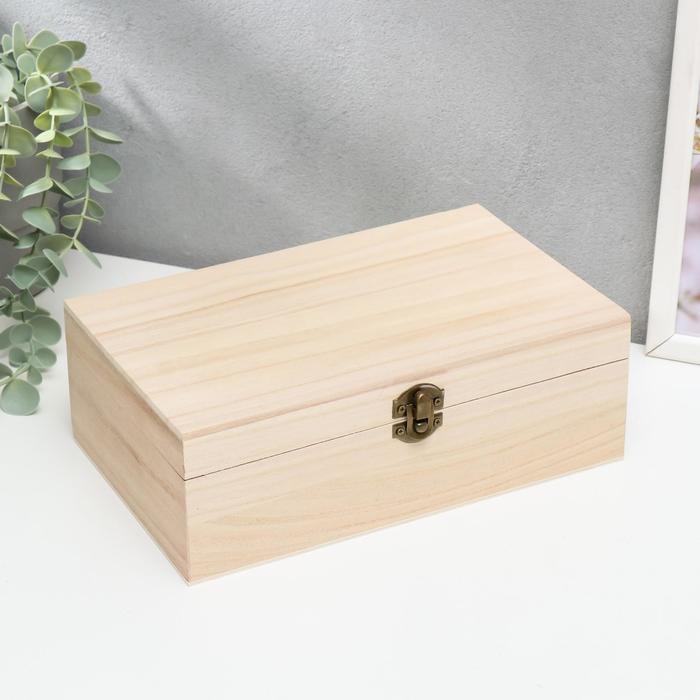 Шкатулка дерево под роспись "Сундук с ящиком" 8,5х24х15 см
Шкатулка дерево под роспись "Сундук с ящиком" 8,5х24х15 см