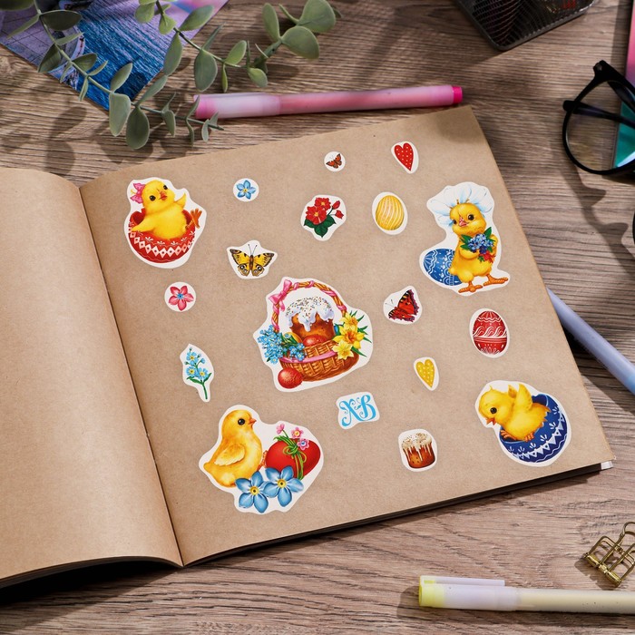 Наклейки бумажные «С праздником!», 14 × 21 см
Наклейки бумажные «С праздником!», 14 × 21 см