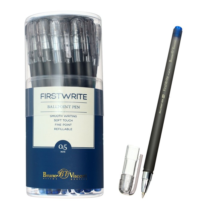 Ручка шариковая FirstWrite Ice, узел 0.5 мм, синие чернила, матовый корпус Silk Touch
Ручка шариковая FirstWrite Ice, узел 0.5 мм, синие чернила, матовый корпус Silk Touch