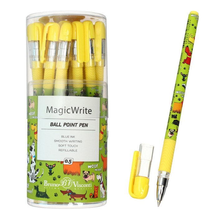Ручка шариковая MagicWrite «Собачья площадка», узел 0.5 мм, стержень синий
Ручка шариковая MagicWrite «Собачья площадка», узел 0.5 мм, стержень синий
