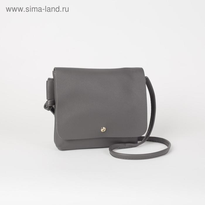 Сумка-мессенджер, отдел на молнии, длинный ремень, цвет серый
Сумка-мессенджер, отдел на молнии, длинный ремень, цвет серый