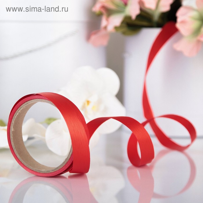 Лента для декора и подарков "Аспидистр", красный, тиснение, 2 см х 10 м
Лента для декора и подарков "Аспидистр", красный, тиснение, 2 см х 10 м