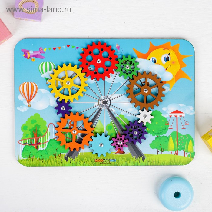 Бизиборд. Набор шестерёнок «Колесо обозрения»
Бизиборд. Набор шестерёнок «Колесо обозрения»