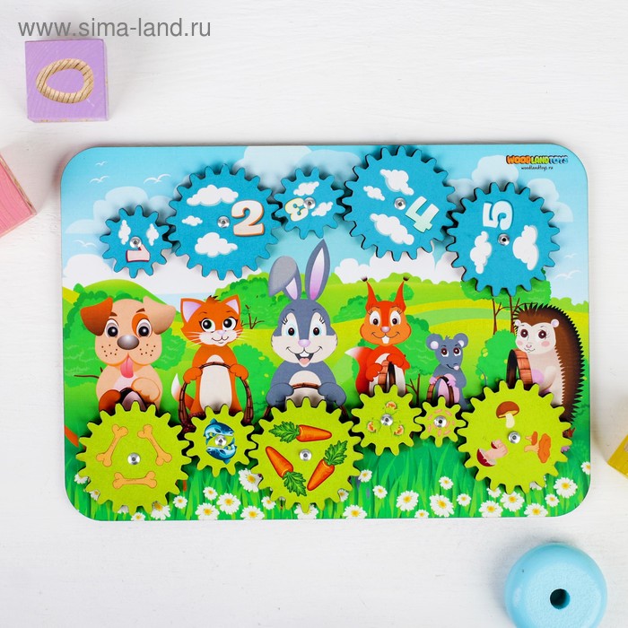 Набор шестерёнок «Кто что ест» 
Набор шестерёнок «Кто что ест»