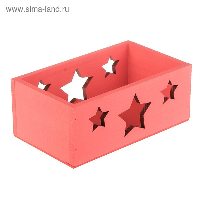 Кашпо деревянное 24.5×14.5×9 см Элегант "Звёзды", красный Дарим Красиво
Кашпо деревянное 24.5×14.5×9 см Элегант "Звёзды", красный Дарим Красиво