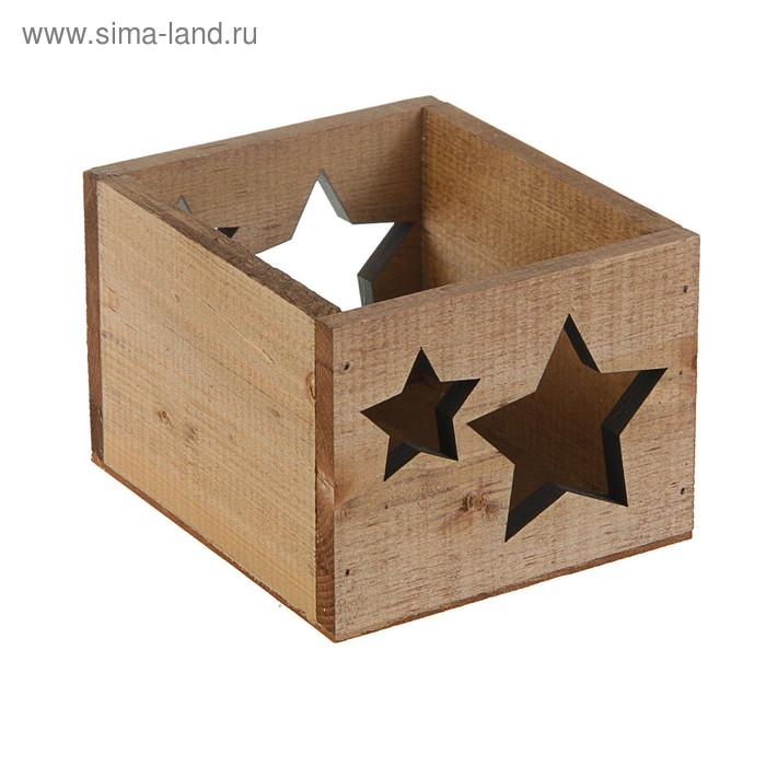 Кашпо деревянное 14.5×12.5×9 см Элегант "Звёзды", венге Дарим Красиво
Кашпо деревянное 14.5×12.5×9 см Элегант "Звёзды", венге Дарим Красиво