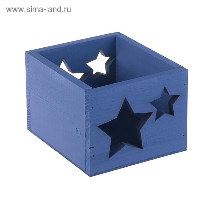 Кашпо деревянное 14.5×12.5×9 см Элегант "Звёзды", синий Дарим Красиво
Кашпо деревянное 14.5×12.5×9 см Элегант "Звёзды", синий Дарим Красиво