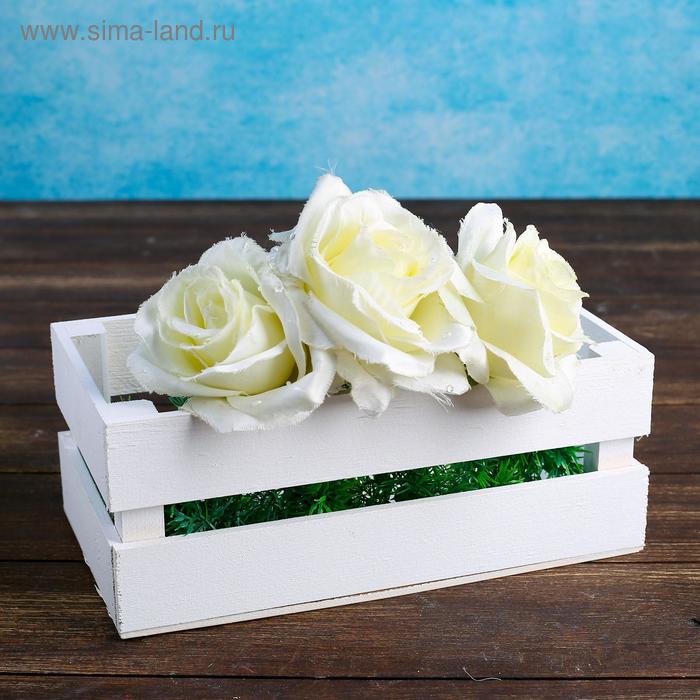 Кашпо деревянное 24.5×13.5×9 см "Двушка Лайт", двухреечное, белый Дарим Красиво
Кашпо деревянное 24.5×13.5×9 см "Двушка Лайт", двухреечное, белый Дарим Красиво