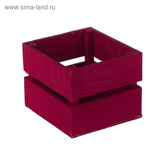 Кашпо деревянное 12×11×9 см "Однушка Лайт", двухреечное, портвейн Дарим Красиво
Кашпо деревянное 12×11×9 см "Однушка Лайт", двухреечное, портвейн Дарим Красиво