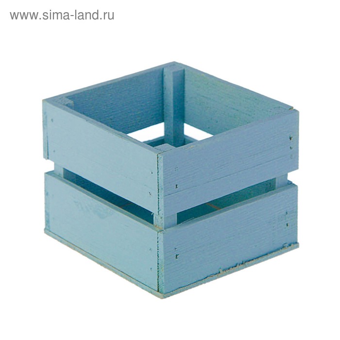 Кашпо деревянное 12×11×9 см "Однушка Лайт", двухреечное, голубой Дарим Красиво
Кашпо деревянное 12×11×9 см "Однушка Лайт", двухреечное, голубой Дарим Красиво