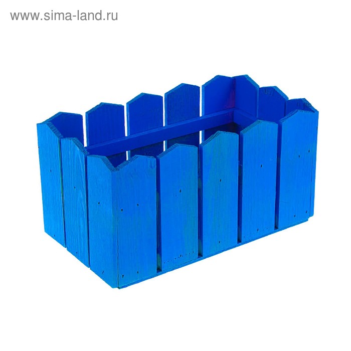 Кашпо деревянное 23×12×12 см "Заборчик", голубой Дарим Красиво
Кашпо деревянное 23×12×12 см "Заборчик", голубой Дарим Красиво