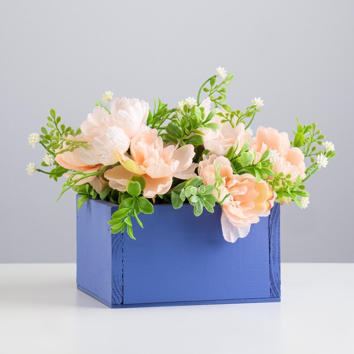 Кашпо деревянное 14×12.5×8.3 см Элегант, фиолетовый Дарим Красиво
Кашпо деревянное 14×12.5×8.3 см Элегант, фиолетовый Дарим Красиво