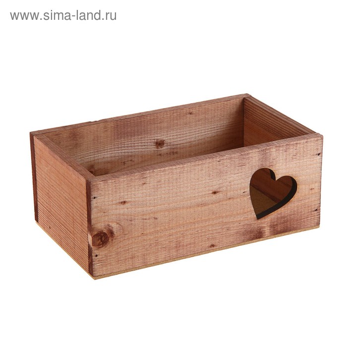 Кашпо деревянное 24.5×14.5×9 см Элегант "Сердце", венге Дарим Красиво
Кашпо деревянное 24.5×14.5×9 см Элегант "Сердце", венге Дарим Красиво
