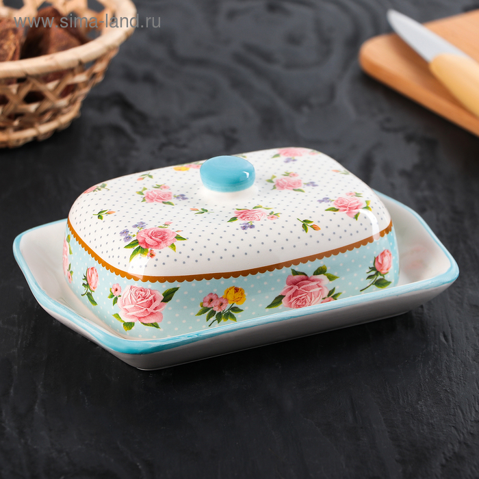 Масленка «Прованс», 18×13×7,5 см
Масленка «Прованс», 18×13×7,5 см