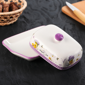 Маслёнка «Душистая лаванда», 18×13×7,5 см
Маслёнка «Душистая лаванда», 18×13×7,5 см