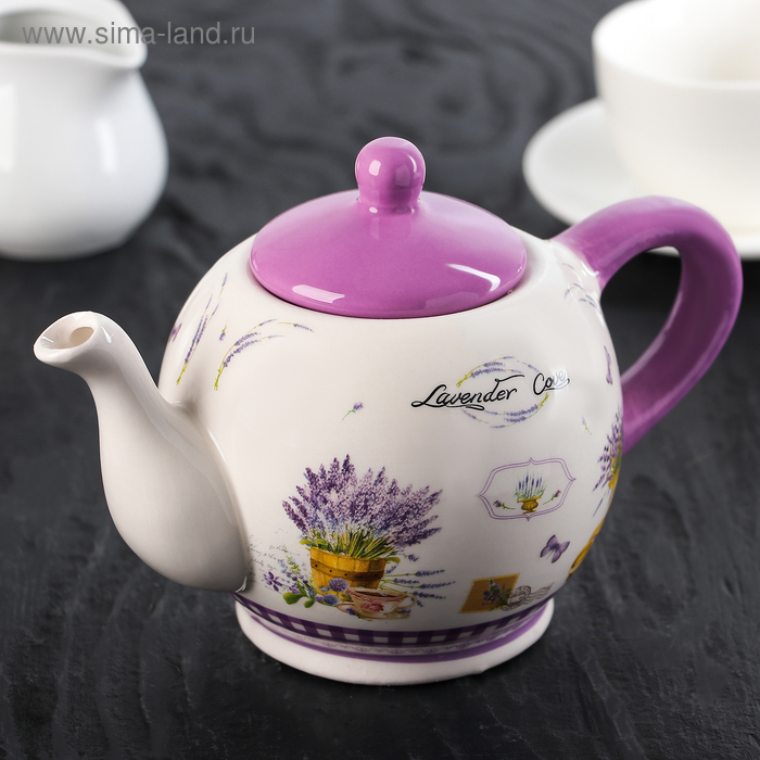 фото Чайник заварочный «душистая лаванда», 400 мл, 19,5×12×13 см