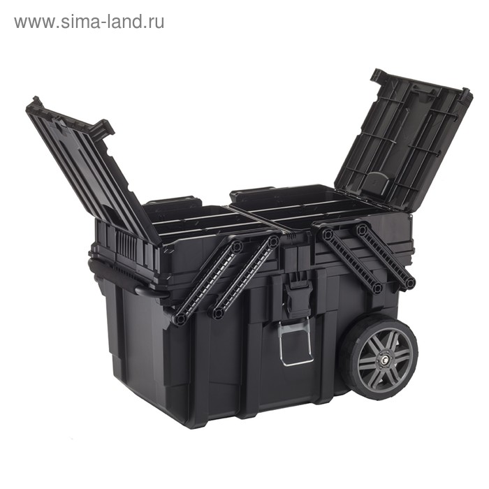 фото Ящик для инструментов cantilever mobile cart, чёрный keter
