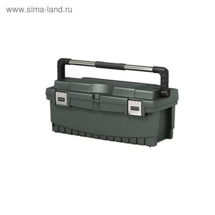 Ящик для инструментов Hammer, 26", металлический замок, серый
Ящик для инструментов Hammer, 26", металлический замок, серый