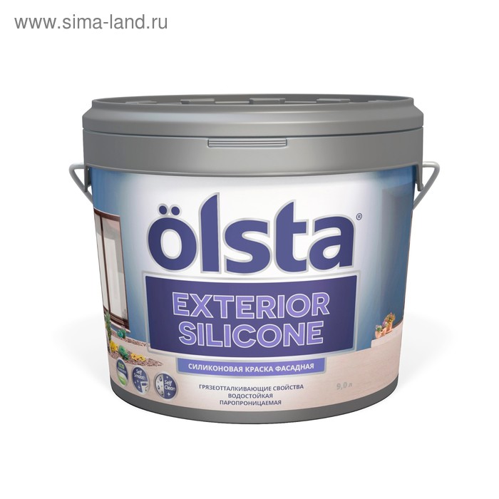 Краска фасадная силиконовая БАЗА C, Exterior silicone, 2,7 л
Краска фасадная силиконовая БАЗА C, Exterior silicone, 2,7 л