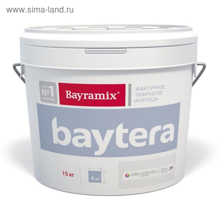 Фактурная штукатурка Baytera T 001 M, мелкая, белая, 15кг
Фактурная штукатурка Baytera T 001 M, мелкая, белая, 15кг