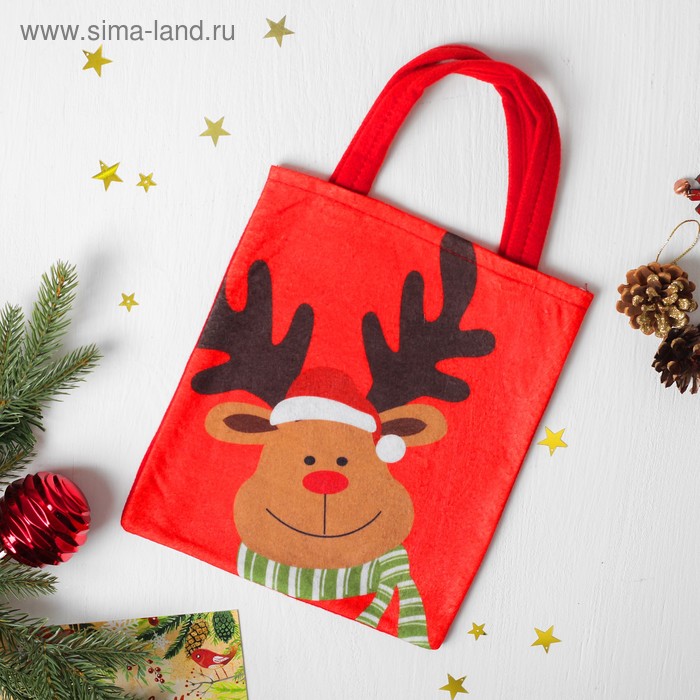 Сумочка для подарков «Новогодний олень», 20х24 см
Сумочка для подарков «Новогодний олень», 20х24 см