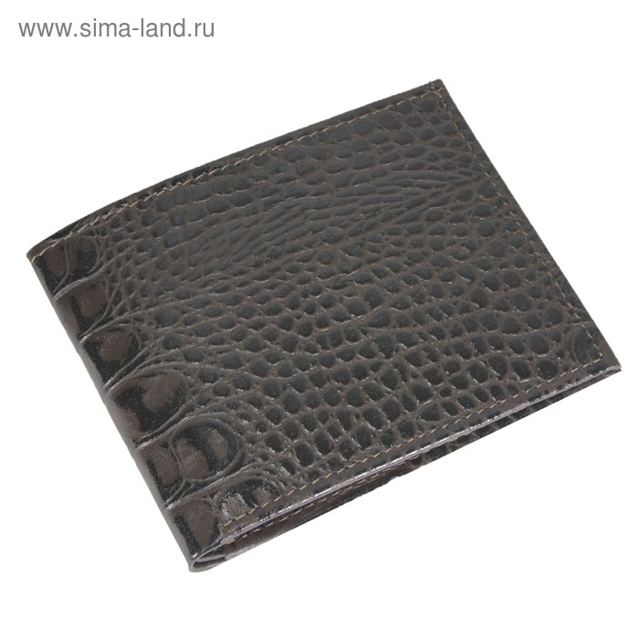 Кошелёк мужской, б/з, размер 9,2х11,5 см, цвет коричневый кайман
Кошелёк мужской, б/з, размер 9,2х11,5 см, цвет коричневый кайман