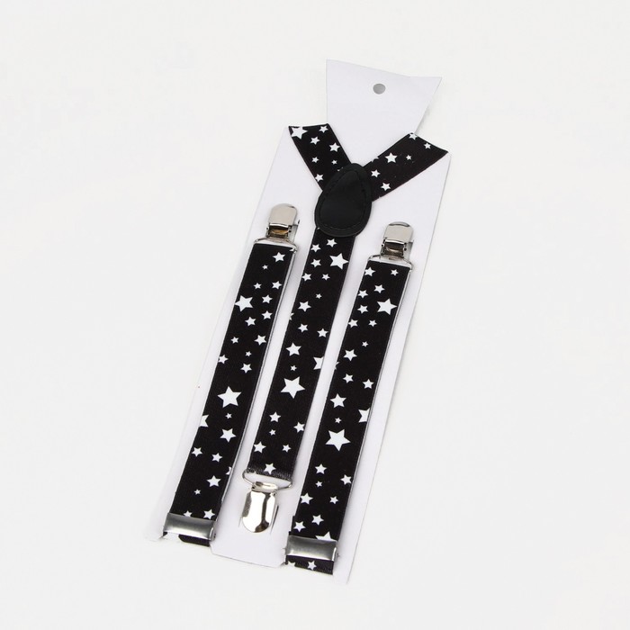 Подтяжки взрослые, ширина 2,5 см, цвет чёрный/серый
Подтяжки взрослые, ширина 2,5 см, цвет чёрный/серый