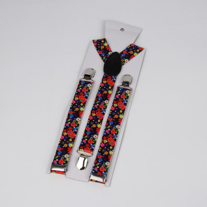 Подтяжки взрослые, ширина - 2,5 см, цвет чёрный/разноцветный
Подтяжки взрослые, ширина - 2,5 см, цвет чёрный/разноцветный