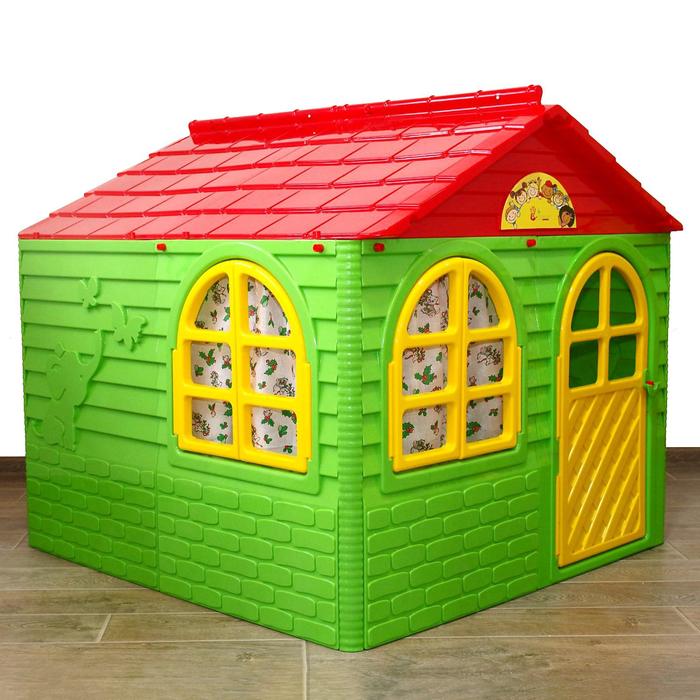 Домик №2, со шторками, цвет зелёный, 129х129х120 см
Домик №2, со шторками, цвет зелёный, 129х129х120 см