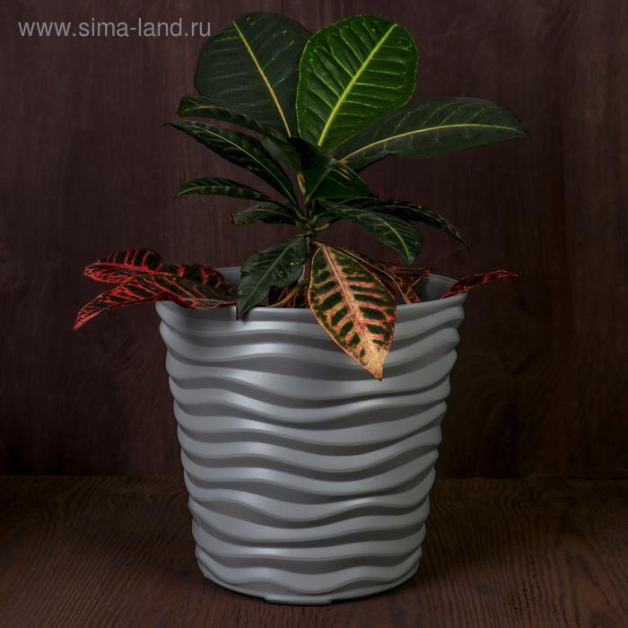 Кашпо «Дюна», 8,5 л, цвет серый
Кашпо «Дюна», 8,5 л, цвет серый