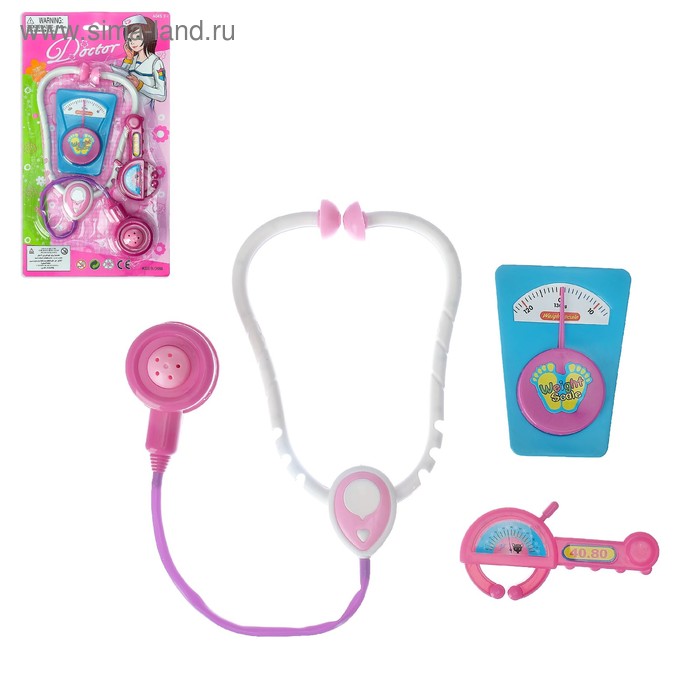 Набор доктора «Вылечим всё», 3 предмета
Набор доктора «Вылечим всё», 3 предмета