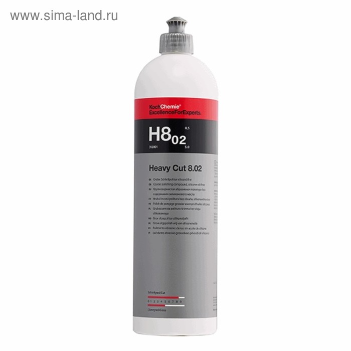 Шлифовальная паста, Koch Heavy Cut H8.02, 1 л
Шлифовальная паста, Koch Heavy Cut H8.02, 1 л